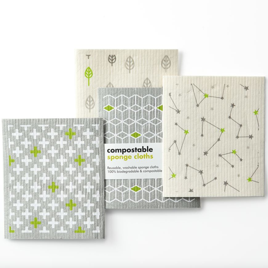 Compostable Cleaning Sponges - Life Before Plastik